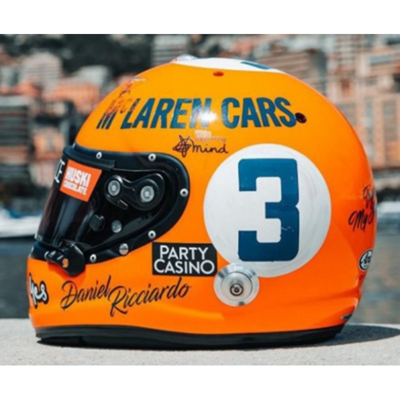 Casque Helmet 1/5 Daniel Ricciardo McLaren F1 Monaco 2021 Spark S5HF069