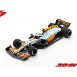 McLaren Mercedes MCL35M 4 F1 3ème Grand Prix de Monaco 2021 Lando Norris with pitboard Spark 18S597