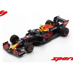Red Bull Honda RB16B 11 F1 Winner Azerbaijan 2021 Sergio Perez with pitboard Spark S7667