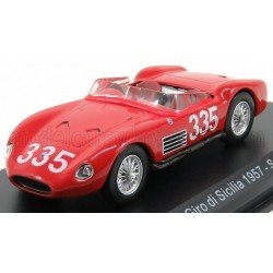 Maserati 200si Spider 335 Rallye Giro Di Sicilia 1957 G. Scarlattio Edicola MAS100YCOL064 