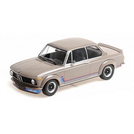 Miniature Voiture BMW 2002 Turbo 1973 Echelle 1/18 Minichamps 155026200 Blanc 