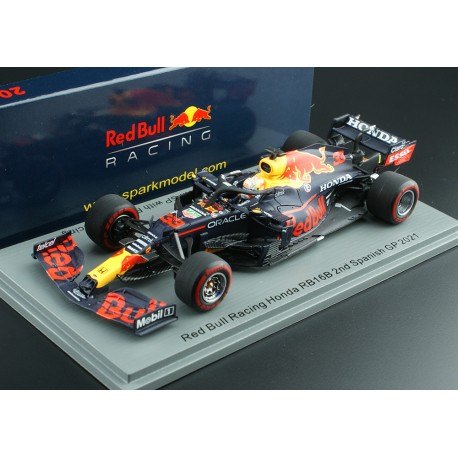 Red Bull Honda RB16B 33 F1 2ème Grand Prix d'Espagne 2021 Max Verstappen 100th GP with RedBull Spark S7674