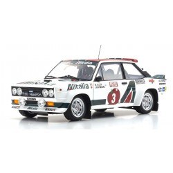 Fiat 131 Abarth 3 Rallye des 1000 Lacs 1978 Alen - Kivimaki Kyosho 08376E