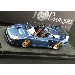Ferrari F40 LM Beurlys Barchetta 1995 Blue Top Marques TM43-10D