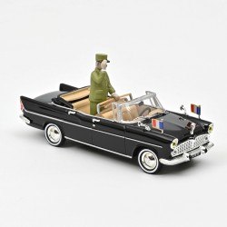 Simca V8 Chambord Présidentielle avec figurine 1960 Black Norev 574032