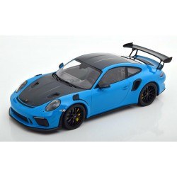 Porsche 911 991.2 GT3 RS Weissach Package 2019 Miami Blue Minichamps 153068224