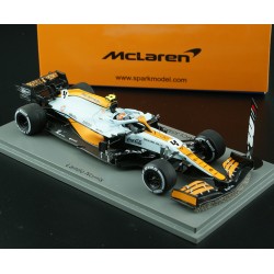 McLaren Mercedes MCL35M 4 F1 3ème Grand Prix de Monaco 2021 Lando Norris with pitboard Spark S7679