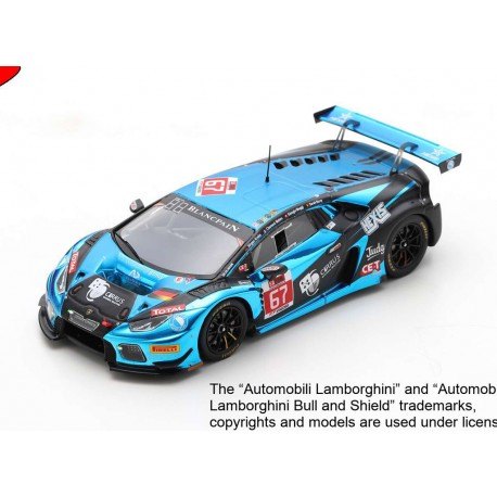 Lamborghini Huracan GT3 67 24 Heures de Spa Francorchamps 2017 Spark SB300