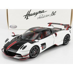 Pagani Huayra BC Roadster 2017 White Black LCD Model LCD18008WH