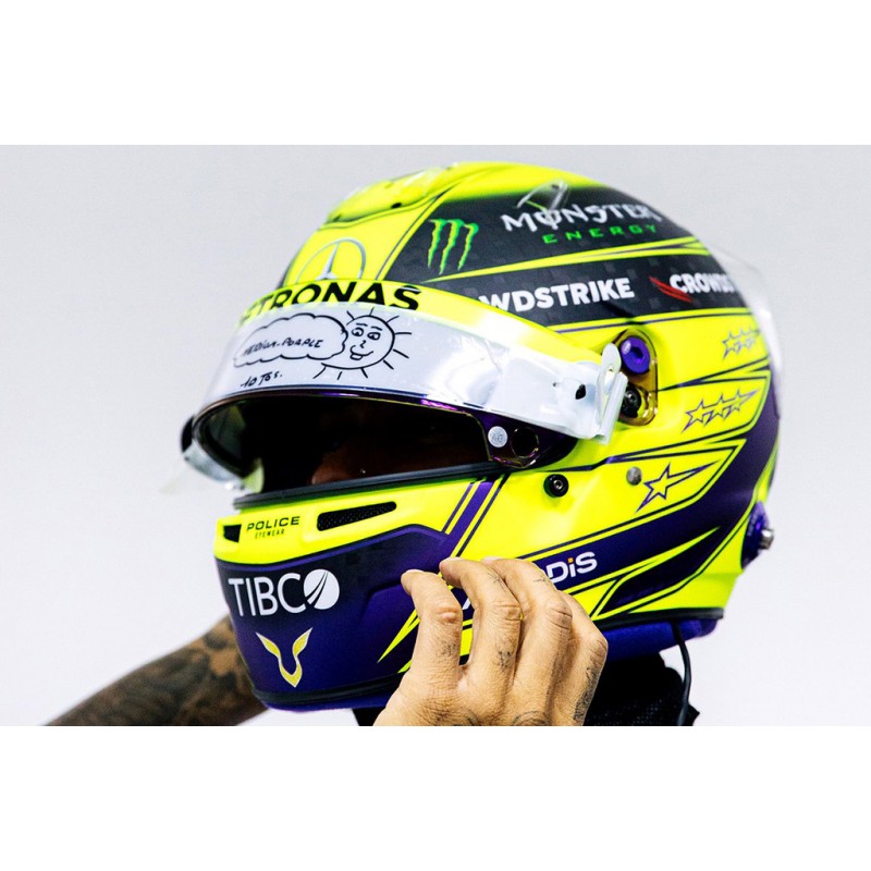 Casque Helmet 1/5 F1 2022 Lewis Hamilton Mercedes Spark 5HF071