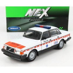 Volvo 240 GL Police Pays Bas 1986 Welly WEL24102RS