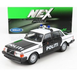 Volvo 240 GL Police Norvège 1986 Welly WEL24102NW