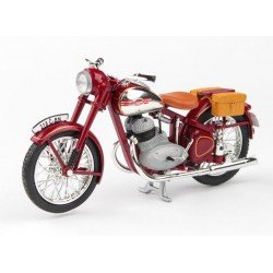 Jawa 350 Perak 1950 Dark Red with bags Abrex 118M0081