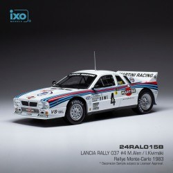 Lancia Rally 037 4 Rallye Monte Carlo 1983 Alen - Kivimaki IXO 24RAL015B