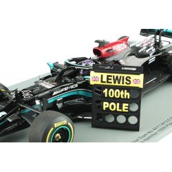 Mercedes AMG F1 W12 E Performance 44 F1 Winner Grand Prix d'Espagne 2021 Lewis Hamilton 100th pole position Spark 18S594