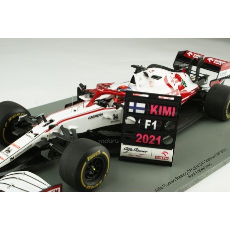 Alfa Romeo Ferrari C41 7 F1 Grand Prix de Bahrain 2021 Kimi Raikkonen Spark 18S578