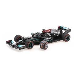 Mercedes AMG F1 W12 E Performance 44 F1 Winner Grand Prix d'Espagne 2021 Lewis Hamilton 100th pole position Minichamps 110210444