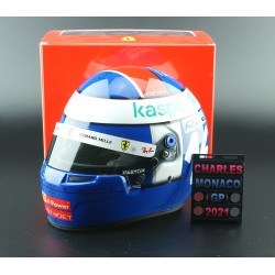 Casque Helmet 1/2 Charles Leclerc F1 Monaco 2021 Bell 4100137