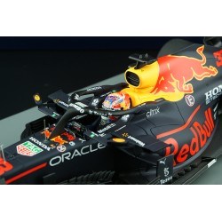 Red Bull Honda RB16B 33 F1 Winner Grand Prix des Pays Bas Zandvoort 2021 Max Verstappen avec pitboard Spark 18S601