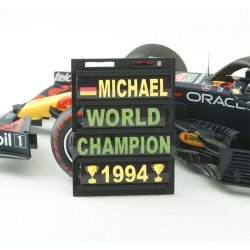 Pitboard 1/18 Formule 1 PBMS07