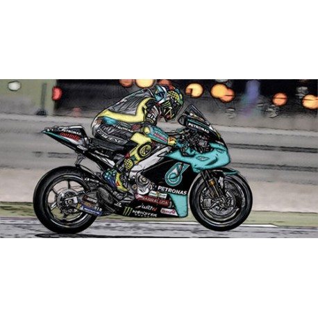 Yamaha YZR M1 46 Moto GP Test Qatar 2021 Valentino Rossi Minichamps 122213146