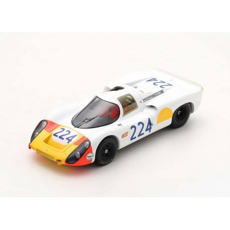 Porsche 907 224 Rallye Targa Florio 1968 Elford - Maglioli Winner Spark 18S689