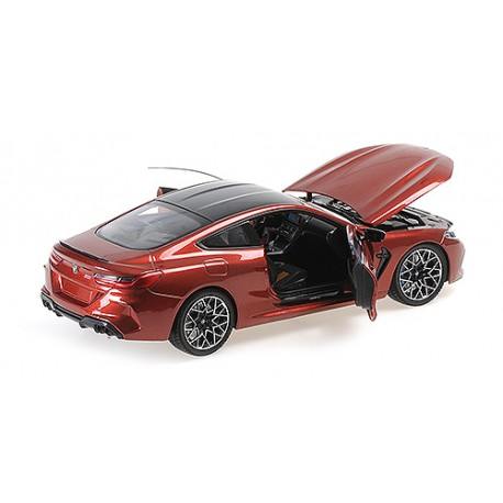 BMW M8 Coupe 2020 Red Metallic Minichamps 110029020