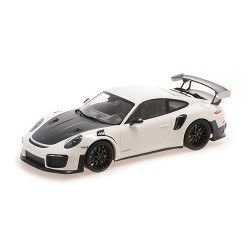 Porsche 911 GT2RS (991.2) 2018 White with Black Magnesium wheels Minichamps 155068310