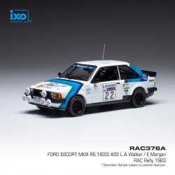Ford Escort MKIII RS 1600i 22 RAC Rally 1983 Aitken-Walker - Morgan IXO RAC376A