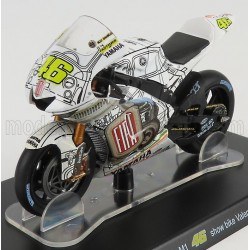 Yamaha YZR M1 46 Valentino Rossi Moto GP Valencia showbike 2007 Edicola AHVAL040