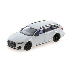 Audi RS6 Avant 2019 White Metallic Minichamps 410018012