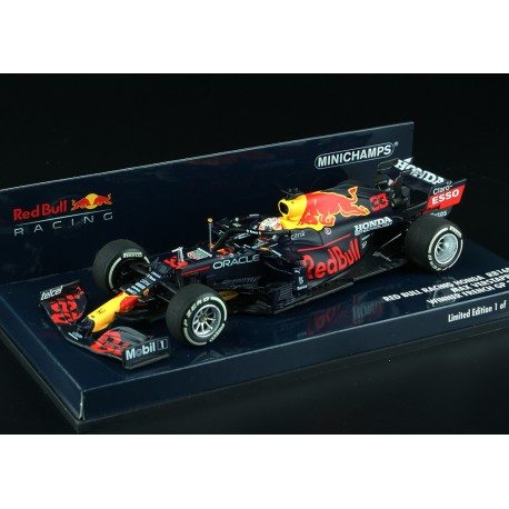 Red Bull Honda RB16B 33 F1 Winner Grand Prix de France 2021 Max Verstappen Minichamps 410210833