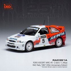 Ford Escort WRC 5 RAC Rally 1997 Sainz - Moya 25th RAC Anniversary Edition IXO RAC391A