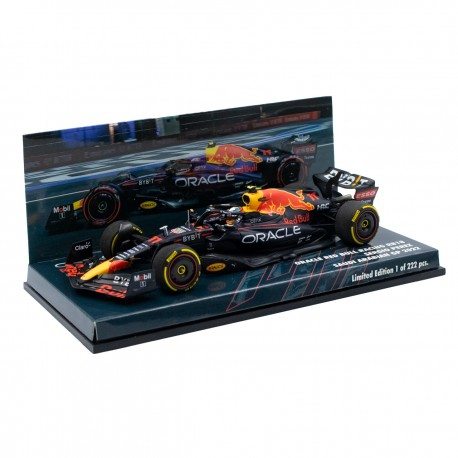 Red Bull RB18 11 Sergio Perez F1 Arabie Saoudite 2022 Pole Position Minichamps 447220111