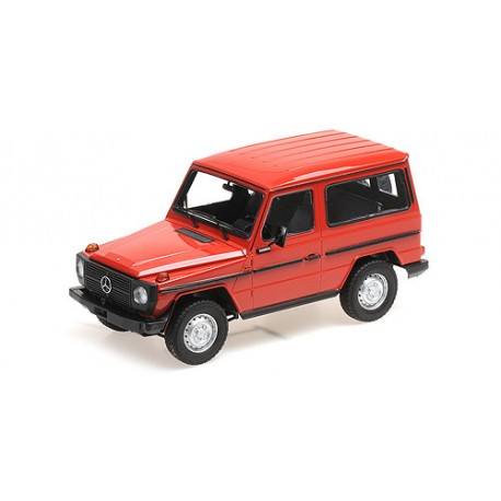 Mercedes Benz G Model Short W460 1980 Red Minichamps 155038002 - Miniatures  Autos Motos