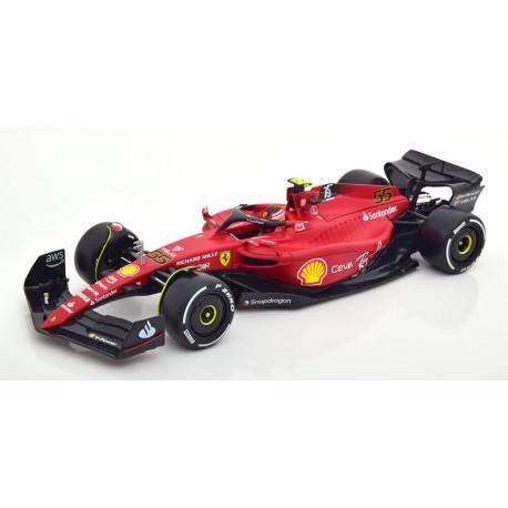 Ferrari SF22 55 F1 2022 Carlos Sainz Bburago BBU18-16811S