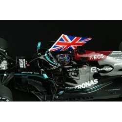 Mercedes AMG F1 W12 E Performance 44 F1 Winner Grand Prix d'Angleterre 2021 Lewis Hamilton Minichamps 110211144