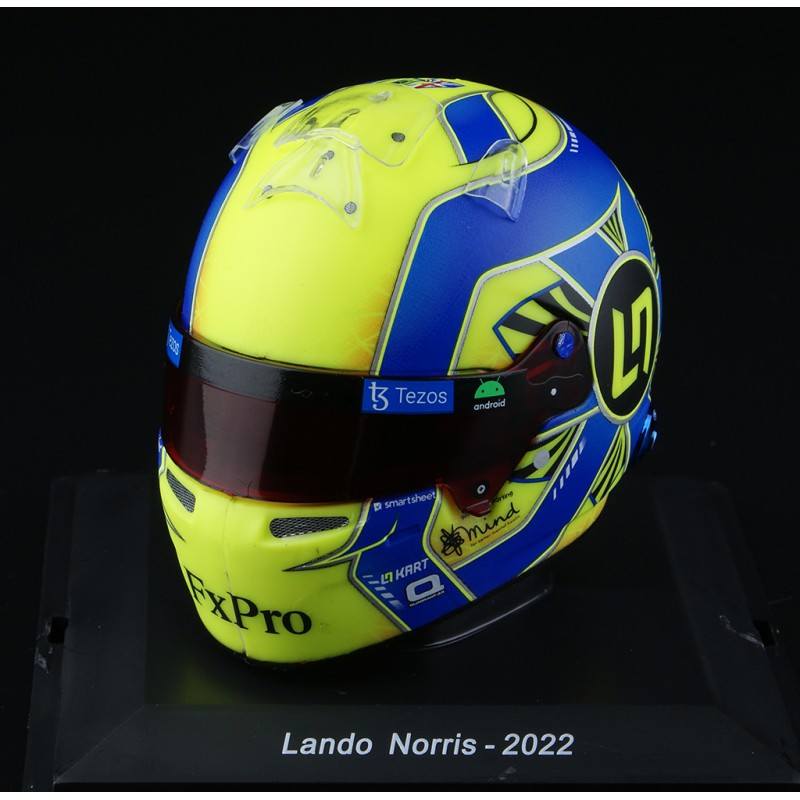 Casque Helmet 1/5 F1 2022 Lando Norris McLaren Spark 5HF075