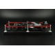 Boitier Showcase 1/18 with poles and protective ribbon Motorsport Modelisme DISMUS01