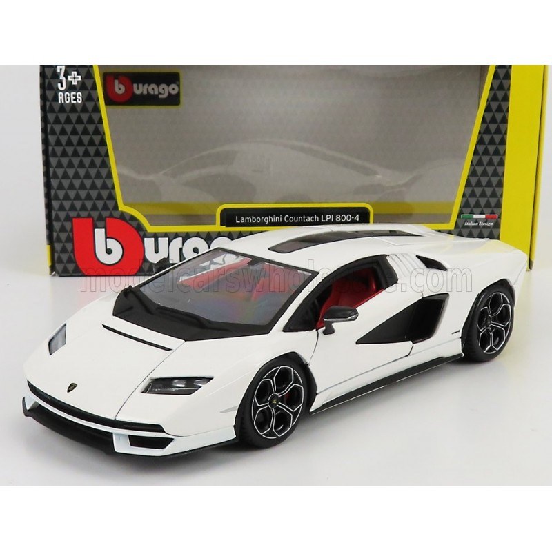 Lamborghini Countach LPI800 4 White Bburago BBU18 21102WH