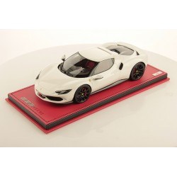 Ferrari 296 GTB Hybrid 830hp 2021 Bianco Cervino MR Models FE035D