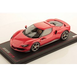 Ferrari 296 GTB Hybrid 830hp 2021 Rosso Scuderia MR Models FE035G
