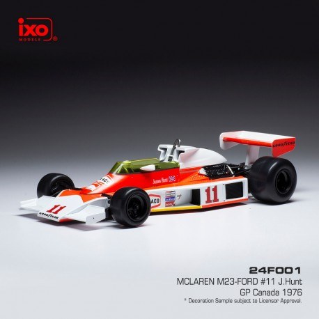 McLaren Ford M23 11 James Hunt F1 Canada 1976 IXO 24F001
