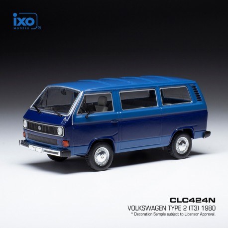 Volkswagen T3 1980 Blue IXO CLC424N