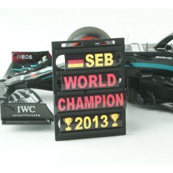 Pitboard 1/18 Formule 1 PBSV04