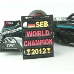 Pitboard 1/18 Formule 1 PBSV03