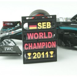 Pitboard 1/18 Formule 1 PBSV02