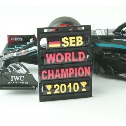 Pitboard 1/18 Formule 1 PBSV01