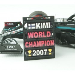 Pitboard 1/18 Formule 1 PBKR02