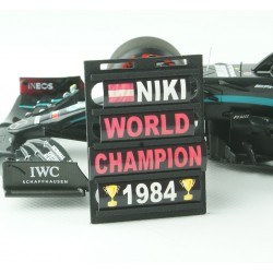 Pitboard 1/18 Formule 1 PBNL03